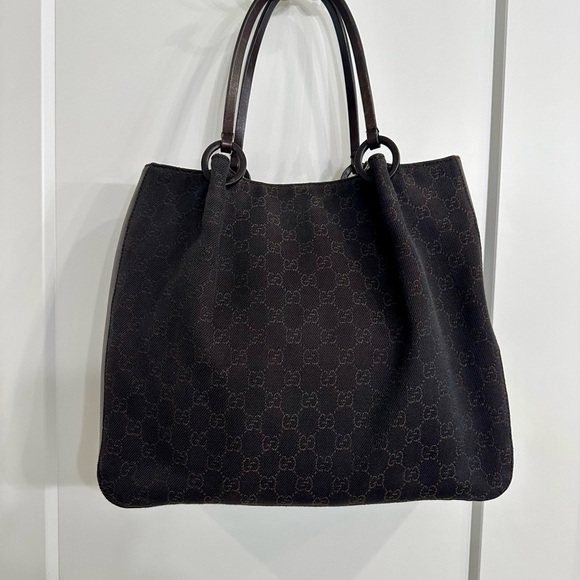 Gucci  Brown GG Canvas Tote Bag - Picture 2 of 11
